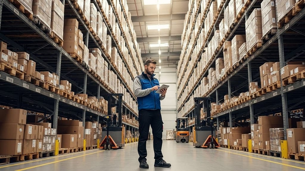 Inventory management with agribusiness automation software in a storage facility